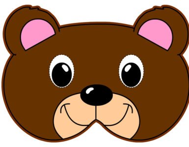 brown bear mask
