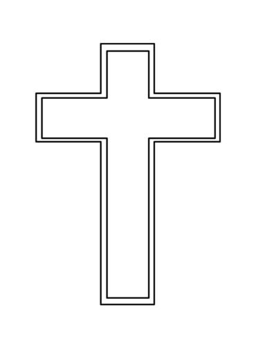 Easter Cross | Coloring Page