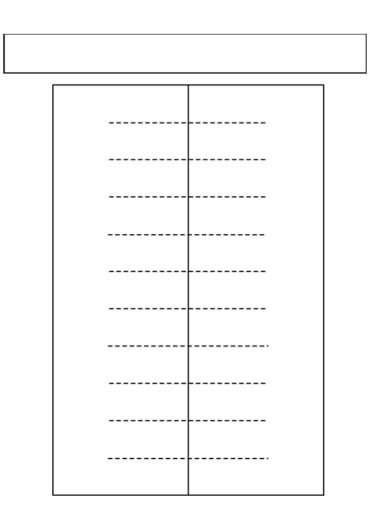 Paper Lantern template | Coloring Page