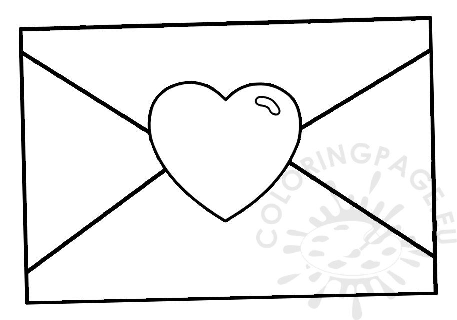 valentines day envelope