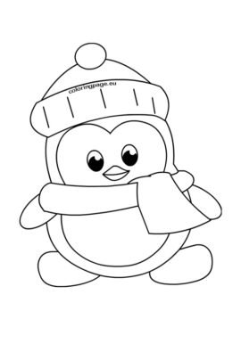 Winter Animal | Coloring Page