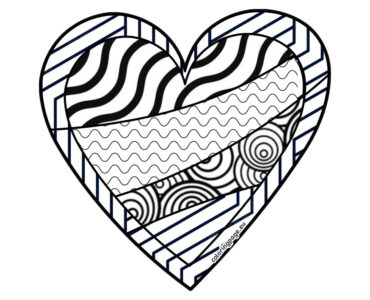 zentangle heart