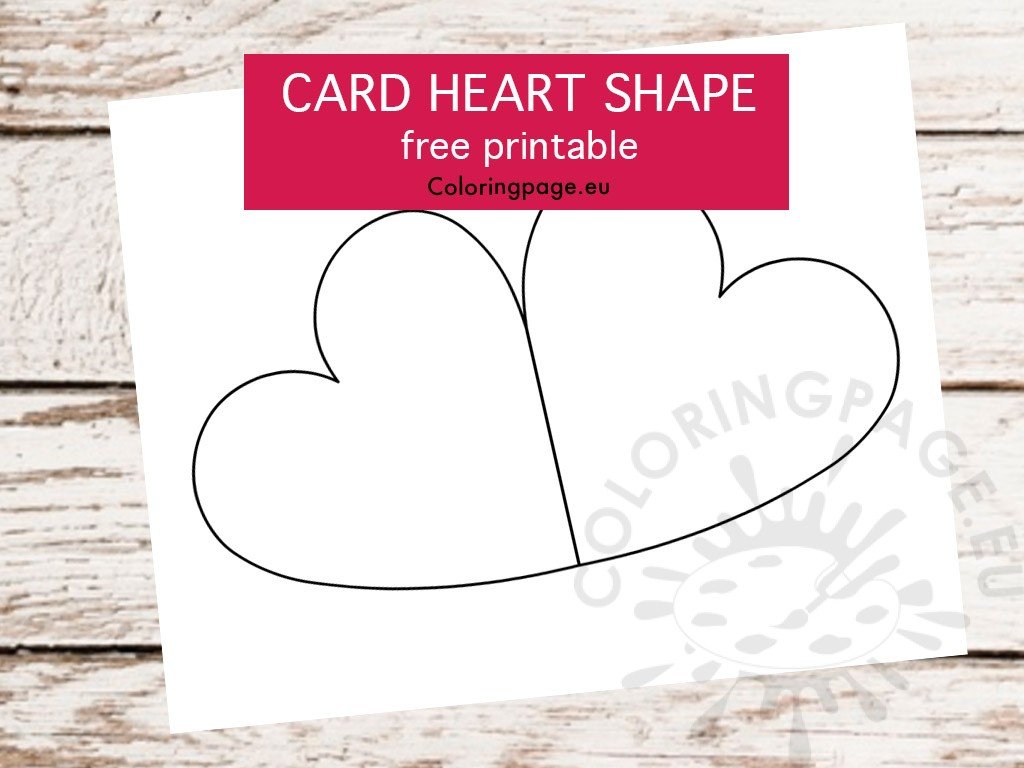card heart shape