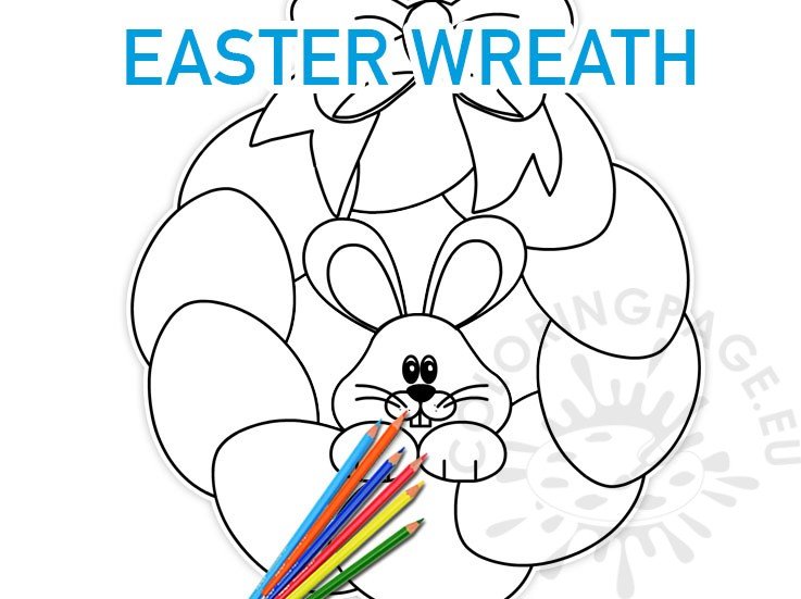 easter bunny wreath