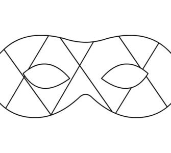 harlequin mask