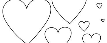 heart templates printable