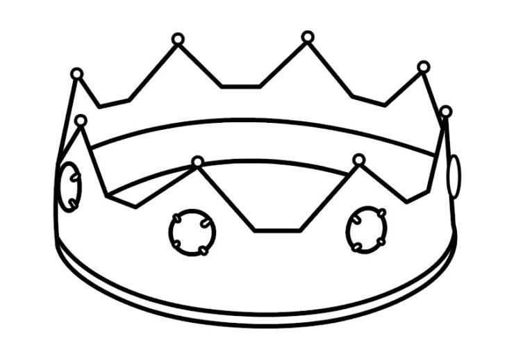 King crown Coloring Page