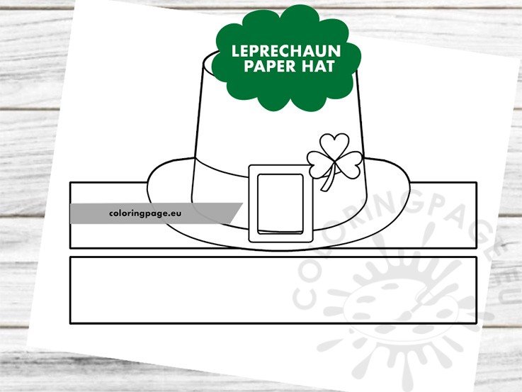 leprechaun paper hat