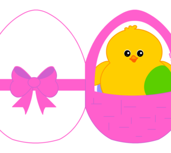basket chick card