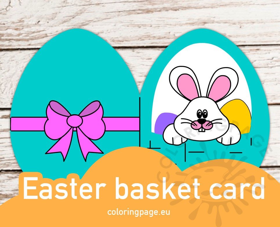 colorful easter card