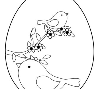 easter egg birds