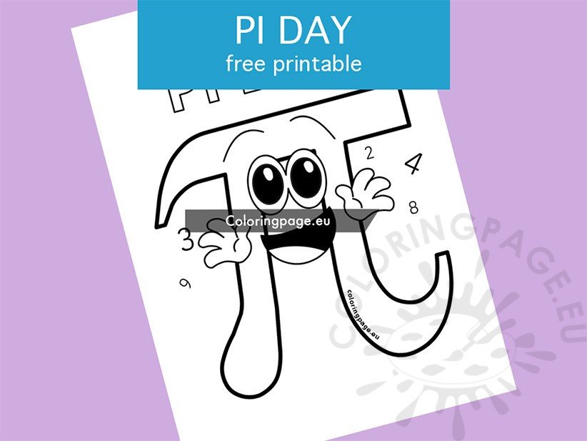 pi day coloring