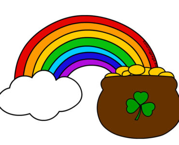 saint patricks day rainbow