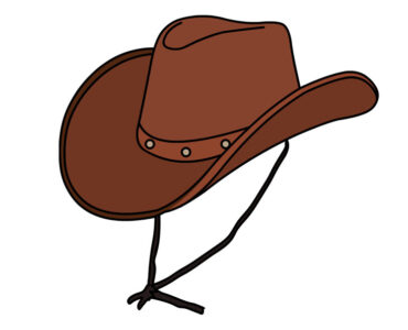 brown cowboy hat