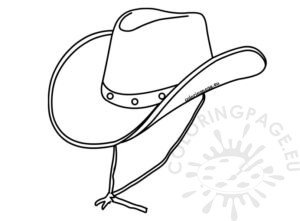 Cowboy Hat | Coloring Page