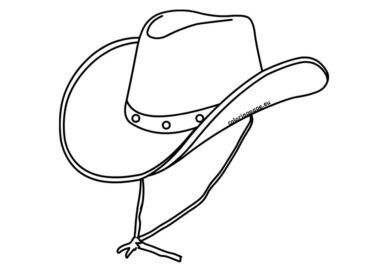 Cowboy Hat | Coloring Page