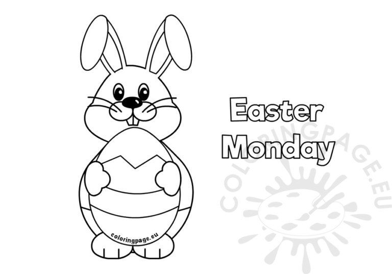 Easter Monday Coloring Page