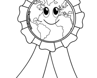 paper earth day rosette 1