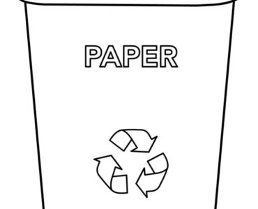 paper recycling bin