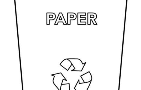 paper recycling bin