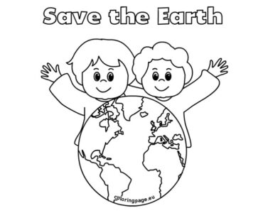 save earth coloring