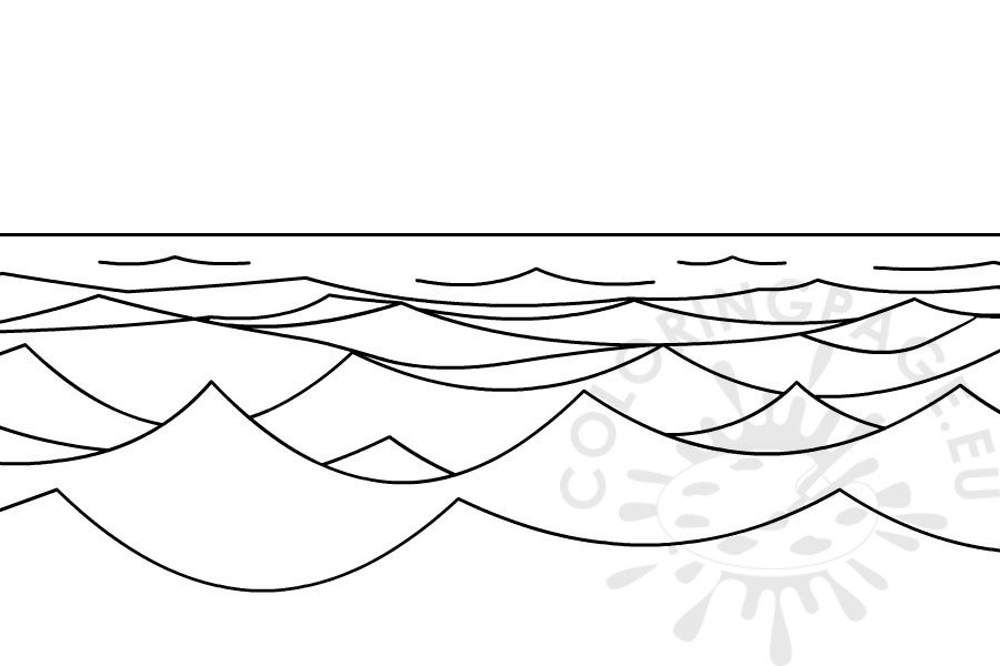 sea drawing
