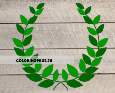 green laurel wreath