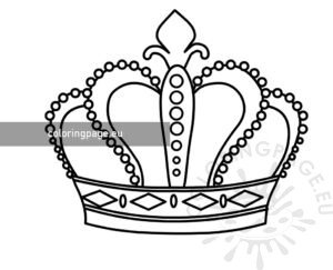 Crown coloring page | Coloring Page