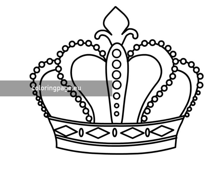 Crown coloring page | Coloring Page