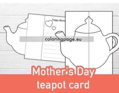 mothers day teapot card
