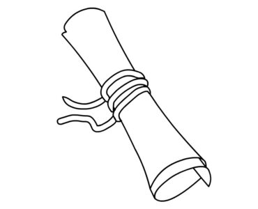 rolled up scroll