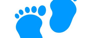 blue baby feet