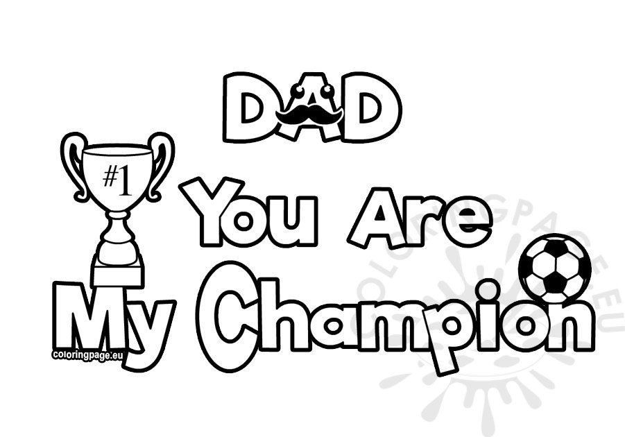 dad my champion