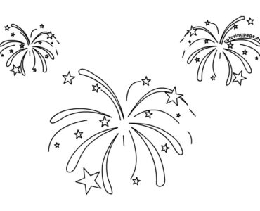 fireworks drawing