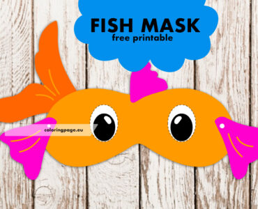 fish mask printable