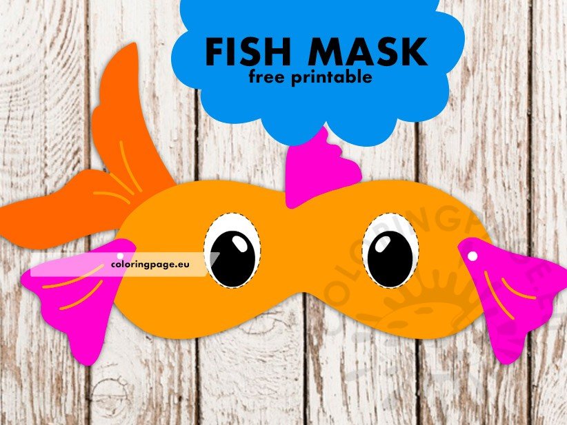 fish mask printable