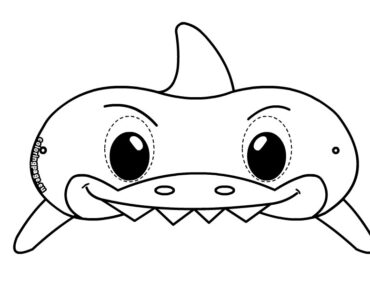 mask shark template