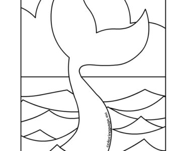 mermaid tail waves