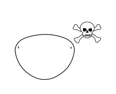 paper pirate eye patch