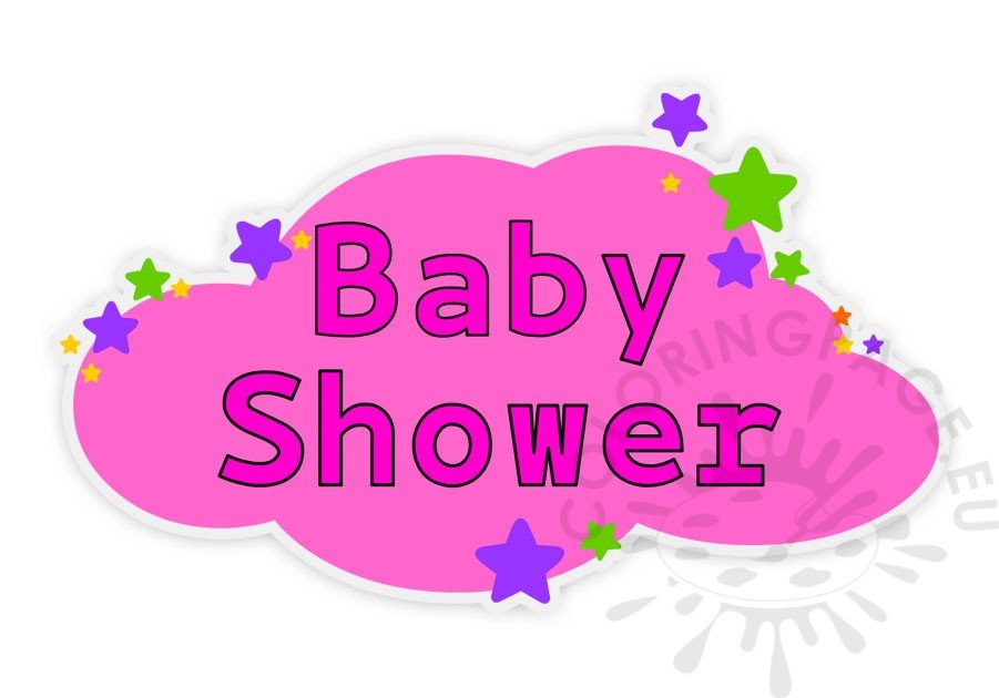 pink baby shower