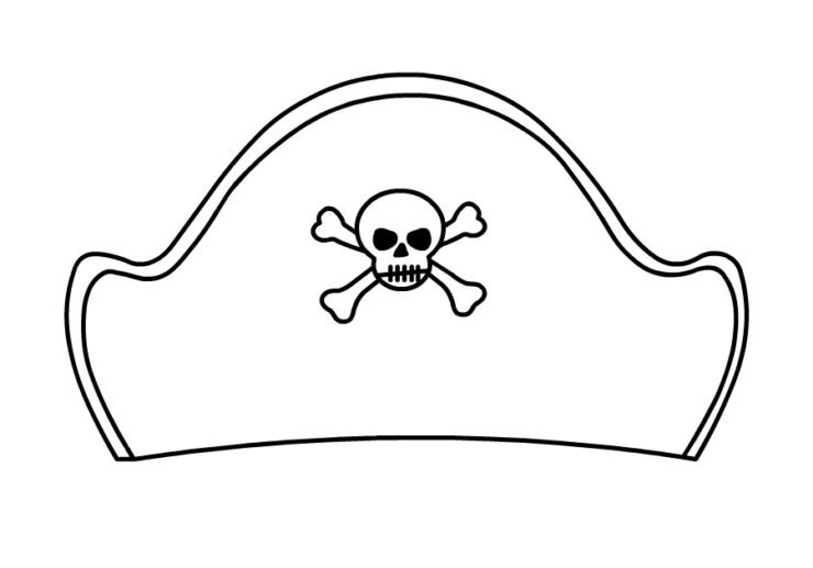 Pirate hat | Coloring Page