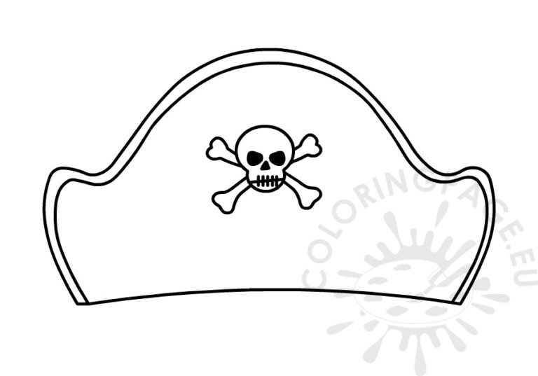 Pirate hat | Coloring Page