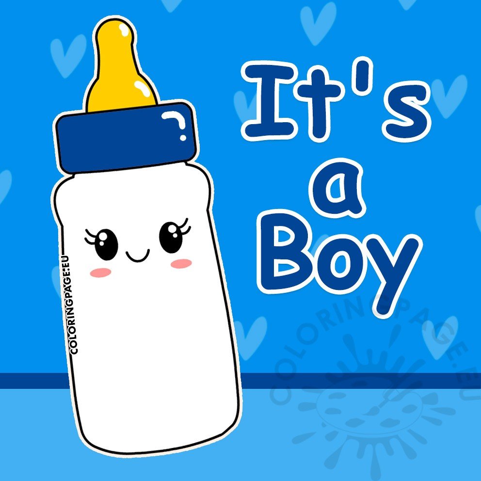 card it is a boy