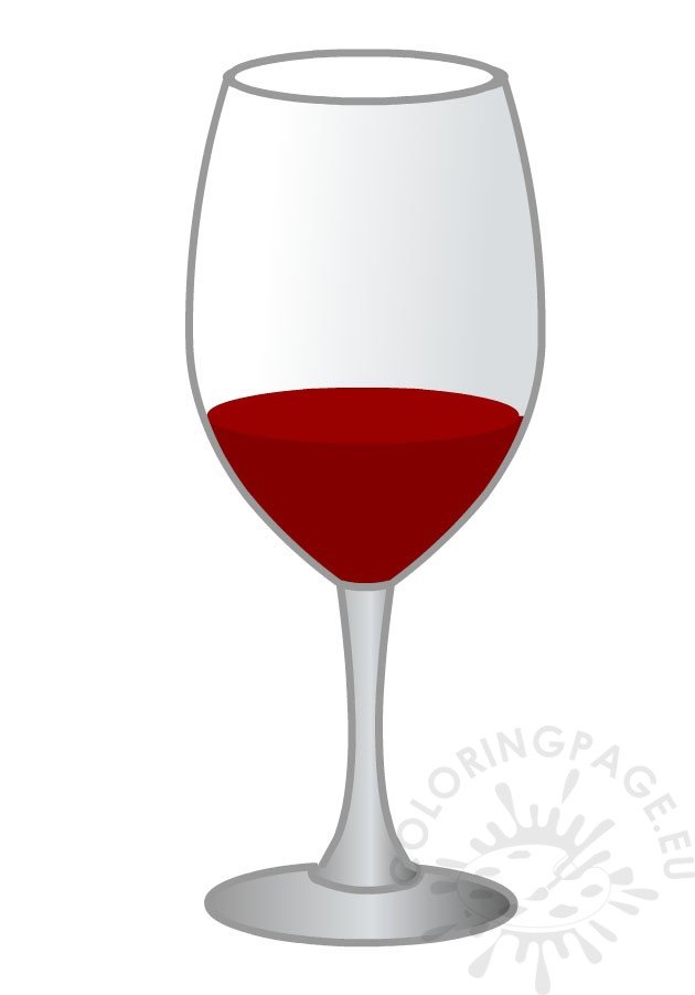 glass red wine