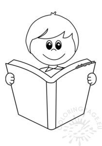 Little Boy with book