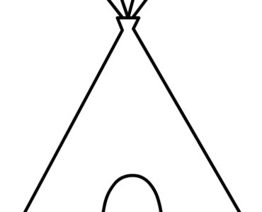 teepee template