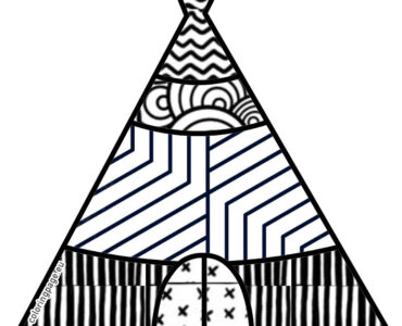 zentangle teepee