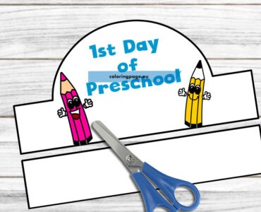 first day preschool hat