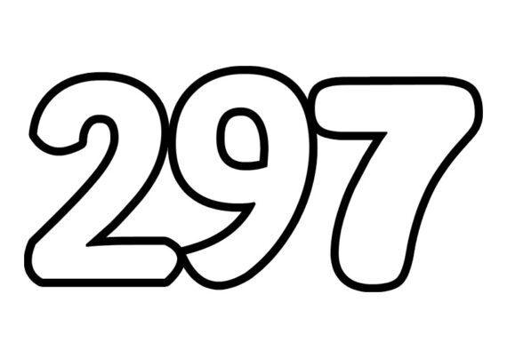 297 number | Coloring Page