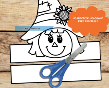 paper scarecrow headband